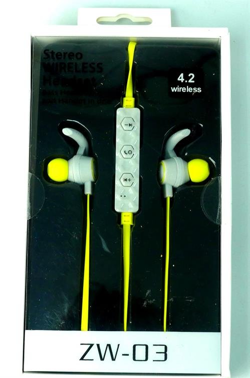 Geeko Wireless Bluetooth Earphones Yellow