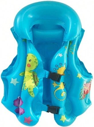 Casey Kids Medium Inflatable Swimming Vest Blue