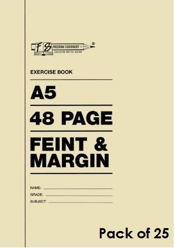 Nexx A5 College Exercise Book 48 Page Feint & Margin