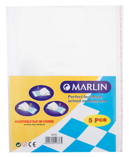 Marlin A4 Slipon Book Covers 120micron