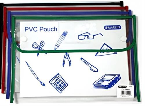 Marlin Clear PVC Book Bag Pouch
