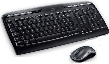 Logitech Black MK330 Cordless Keyboard & Mouse Combo