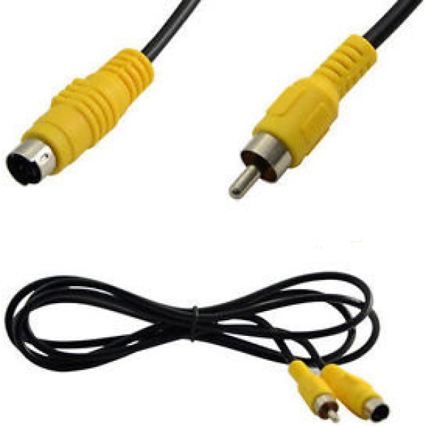 Digitech 1rca-S Vhs(Dmm220p) 1.2mt Black