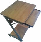 COMPUTER DESK-WOOD FINISH