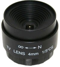 Securnix Lens 4MM Fixed