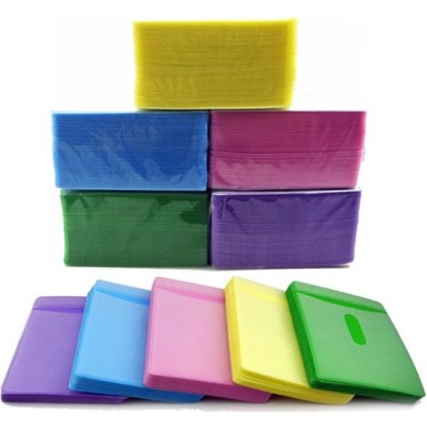 CD Sleeves EBox Plastic 100 Pack