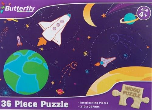 RGS 36pc Outer Space Wooden Puzzle