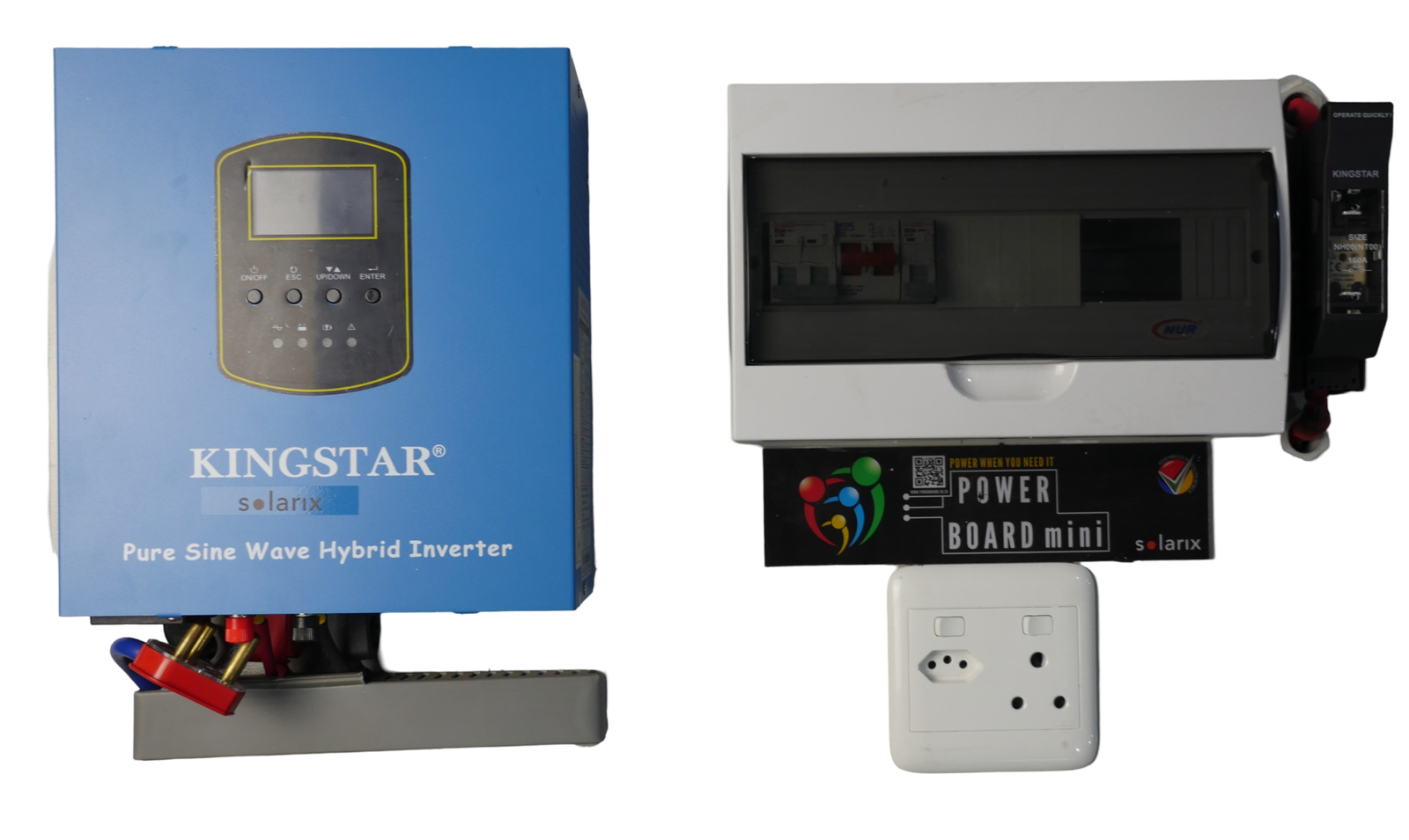 KingStar Solarix Pre-Built 1.5KVA Hybrid 12V Powerboard KingStar Solarix Pre-Built 1.5KVA Hybrid 12V Powerboard