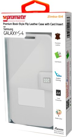 Promate Zimba-S4 Samsung Flip-Cover Grey