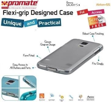 Promate Grey Akton S5 Multi-colored flexi-grip