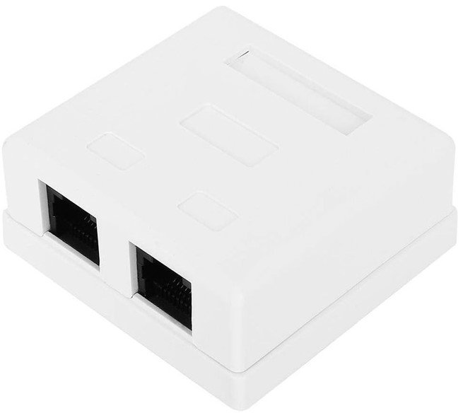 Netix CAT6 Shielded RJ45 FTP Dual Wall Box