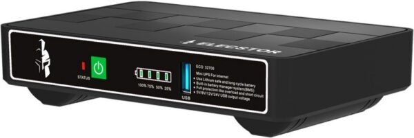 TITAN Elecstor 18W 12000mAh 38WH Mini DC UPS