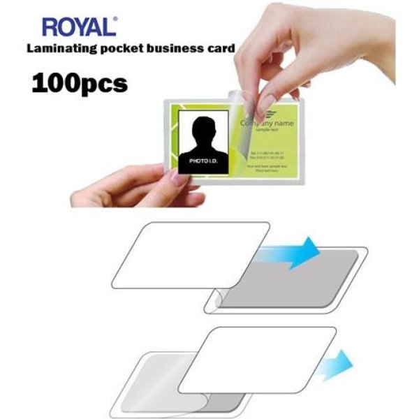 Royal Laminating Pocket Business Card