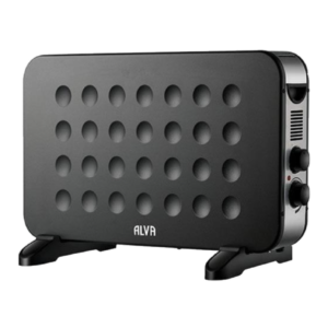 Alva 2000w  Electric Convection Black Heater