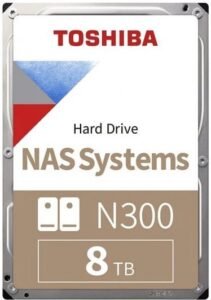 Toshiba N300 8TB NAS Internal SATA Hard Drive